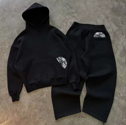 Tracksuit set „CD” Black/Grey